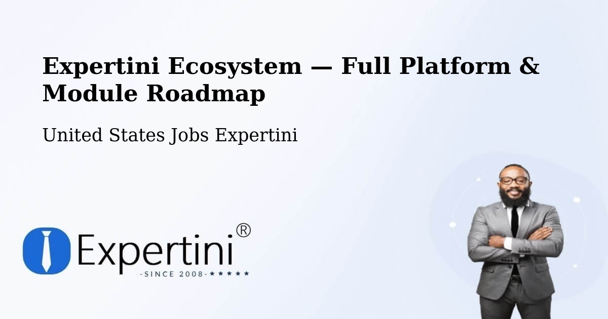 Expertini Ecosystem — Full Platform & Module Roadmap – Queens